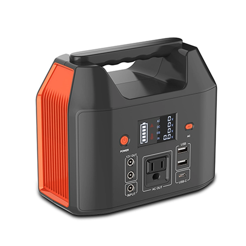 central elétrica portátil de acampamento exterior do tiro do aparelho eletrodoméstico de sistema elétrico do gerador de 300W AC/DC/USB/Solar
